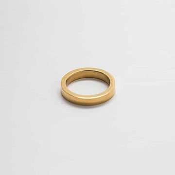 Wide Gold Stacking Ring