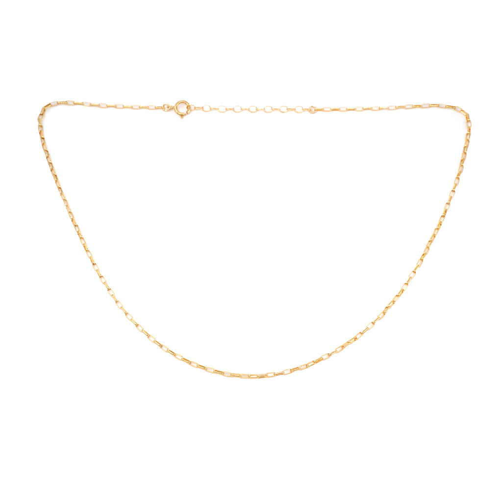 Baby Link Gold Chain Necklace