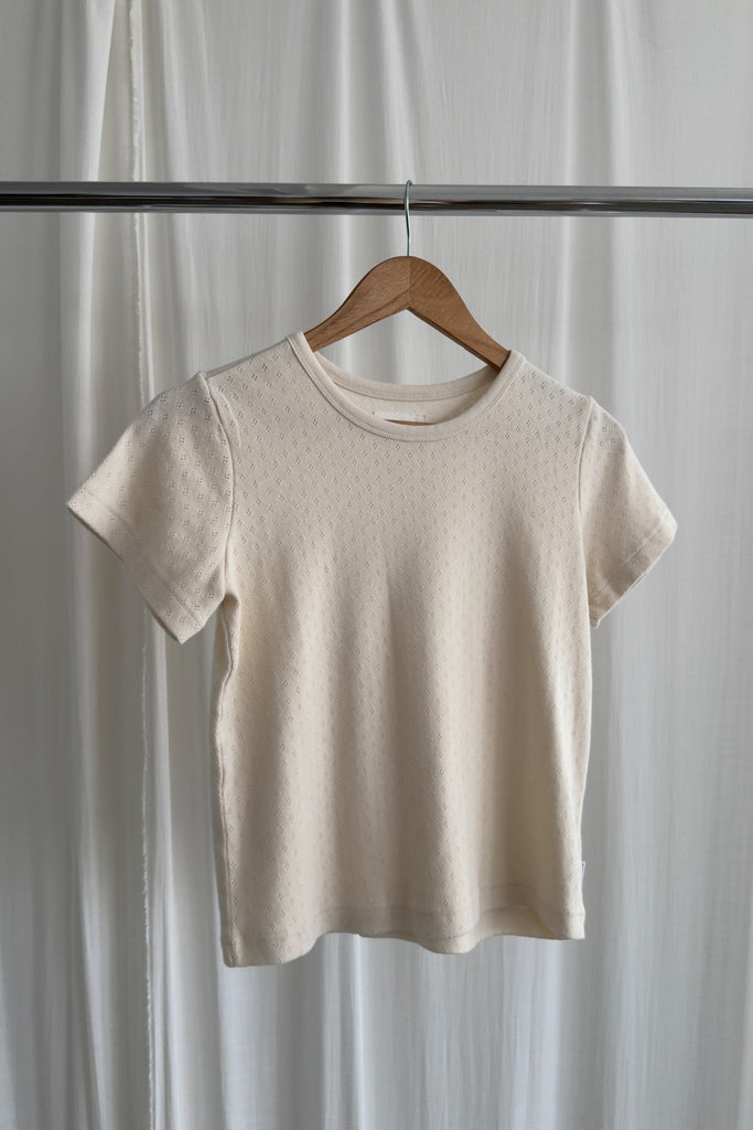 Le Bon Shoppe - Pointelle Baby Tee