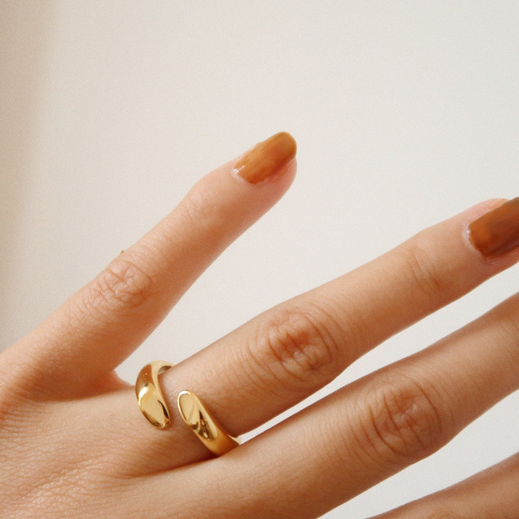 Furano Studio 18K Gold Filled Chunky Open Ring