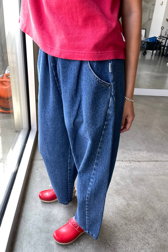 Le Bon Shoppe Arc Pants Blue Denim
