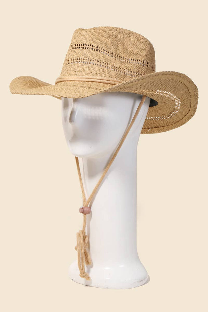 Straw Weave Western Cowboy Hat