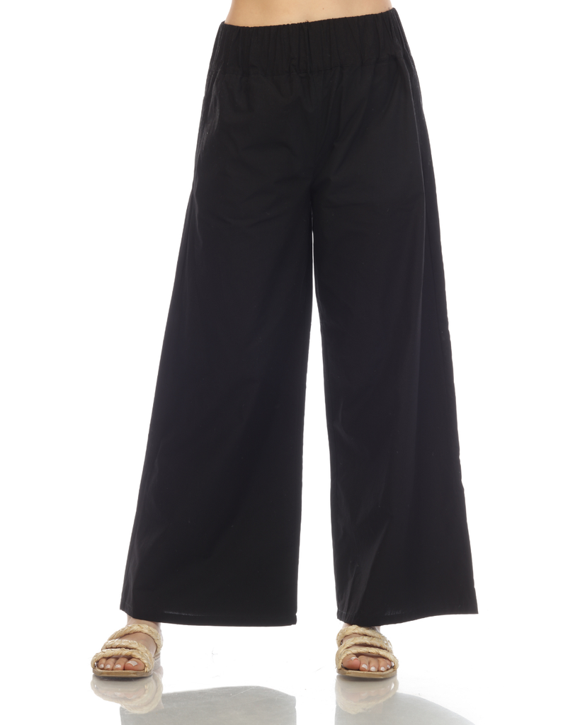 Honest Cotton - Black Poplin Pant