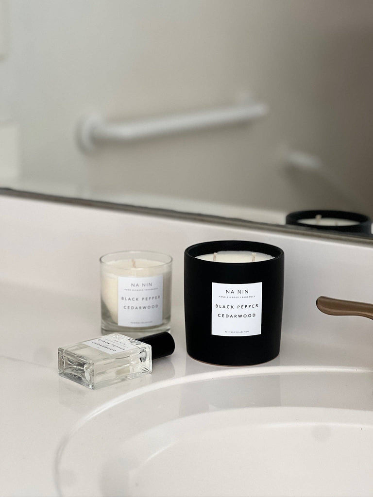 Na Nin - Black Pepper & Cedarwood Candle 5oz