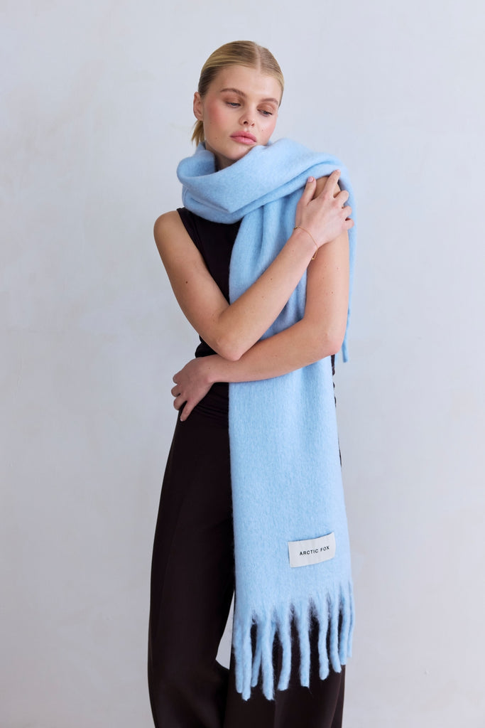 The Stockholm Scarf - Glacial Blue Scarf