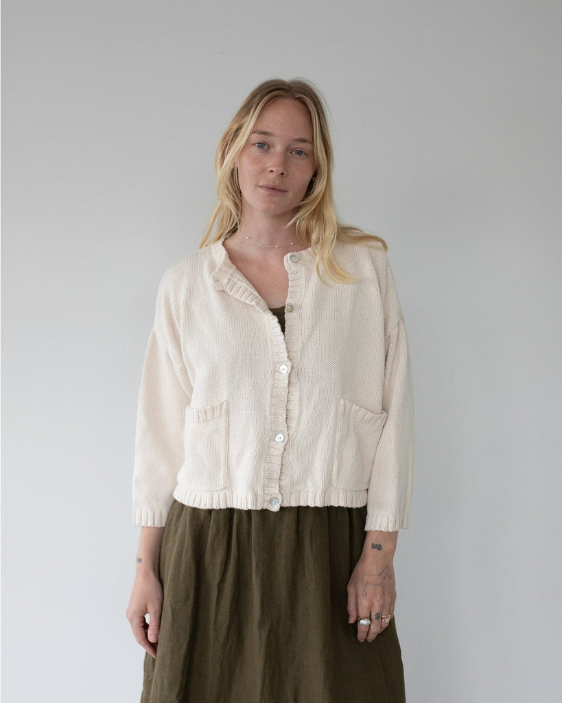 Honest Cotton - Louisa Cream Cardigan