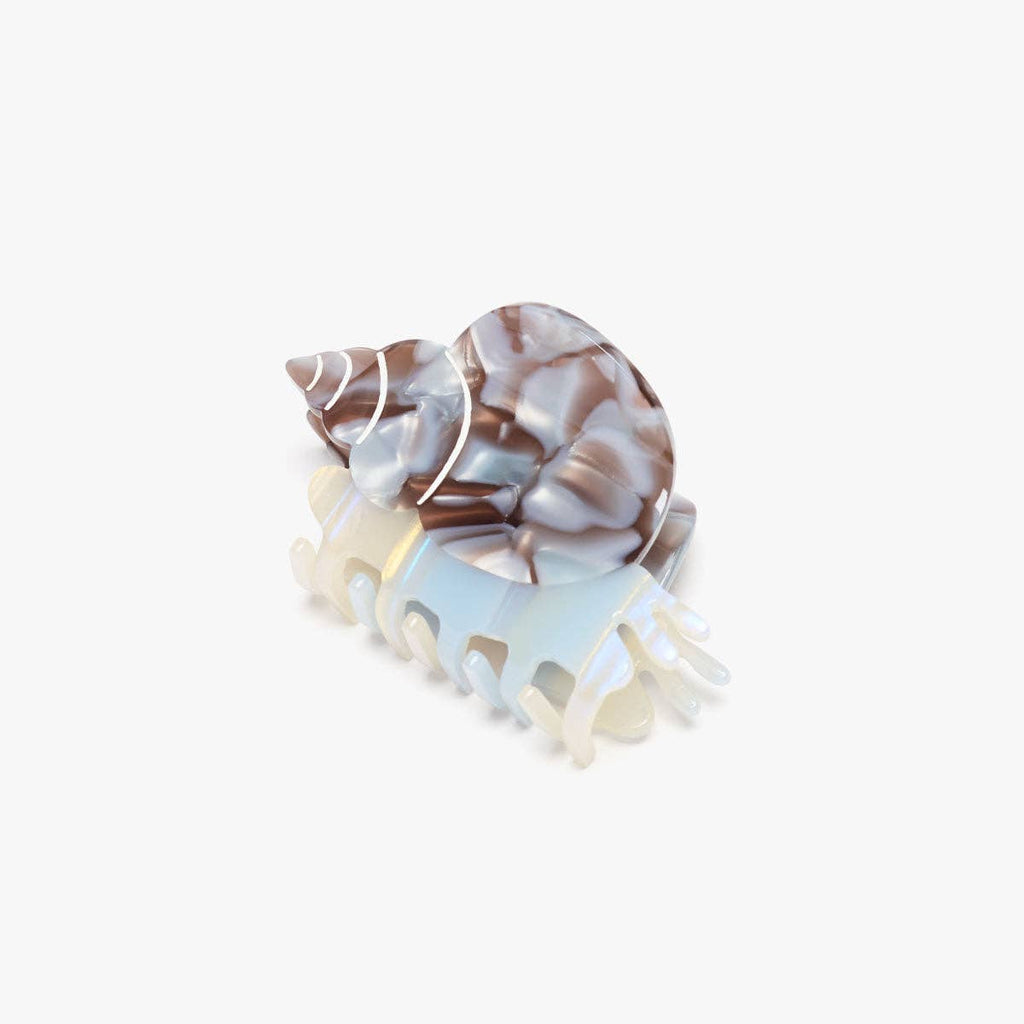 Winona Irene - Blue Whelk Sea Snail Shell Women's Acetate Hair Claw Clip