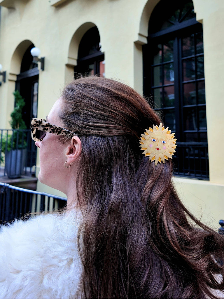  Celestial Sun Claw Hair Clip