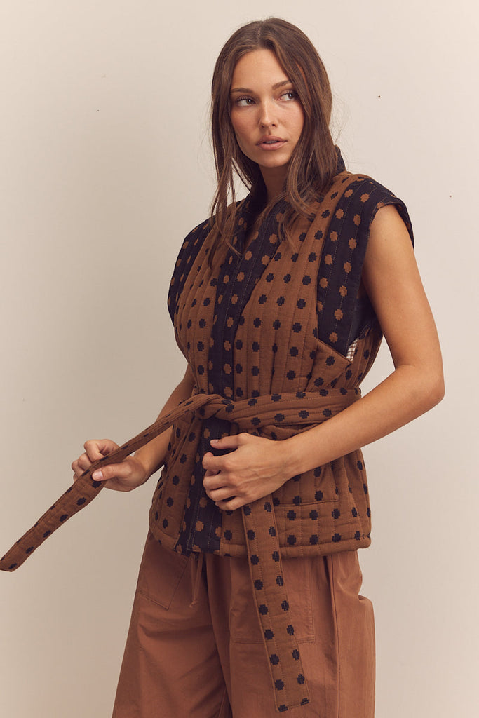 amente quilted vest