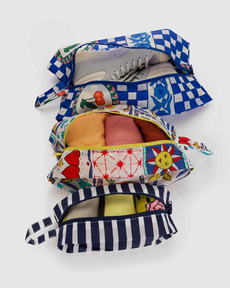 Baggu 3D Zip Set Vacation Tiles