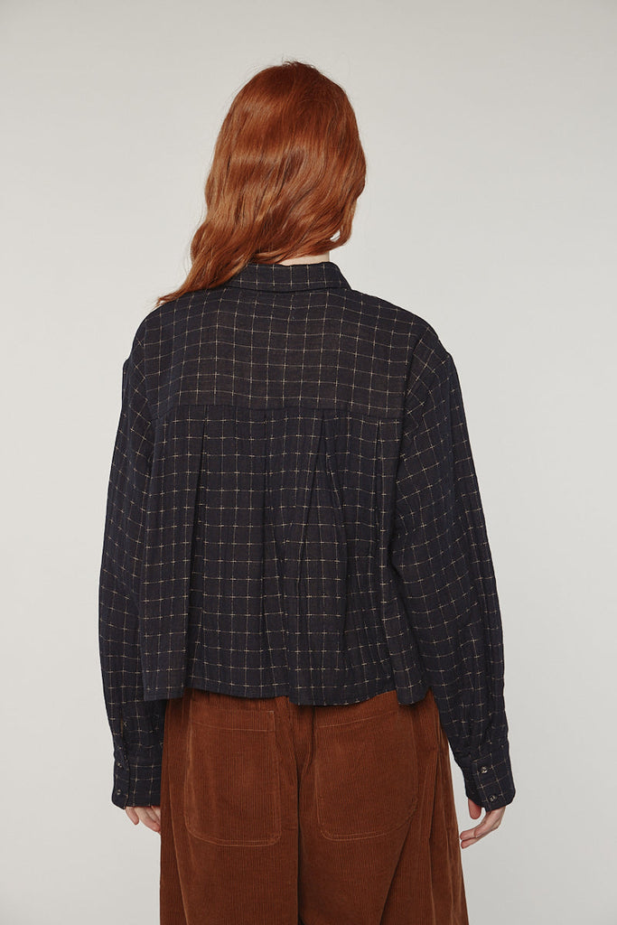 Amente Cotton Pleated Blouse