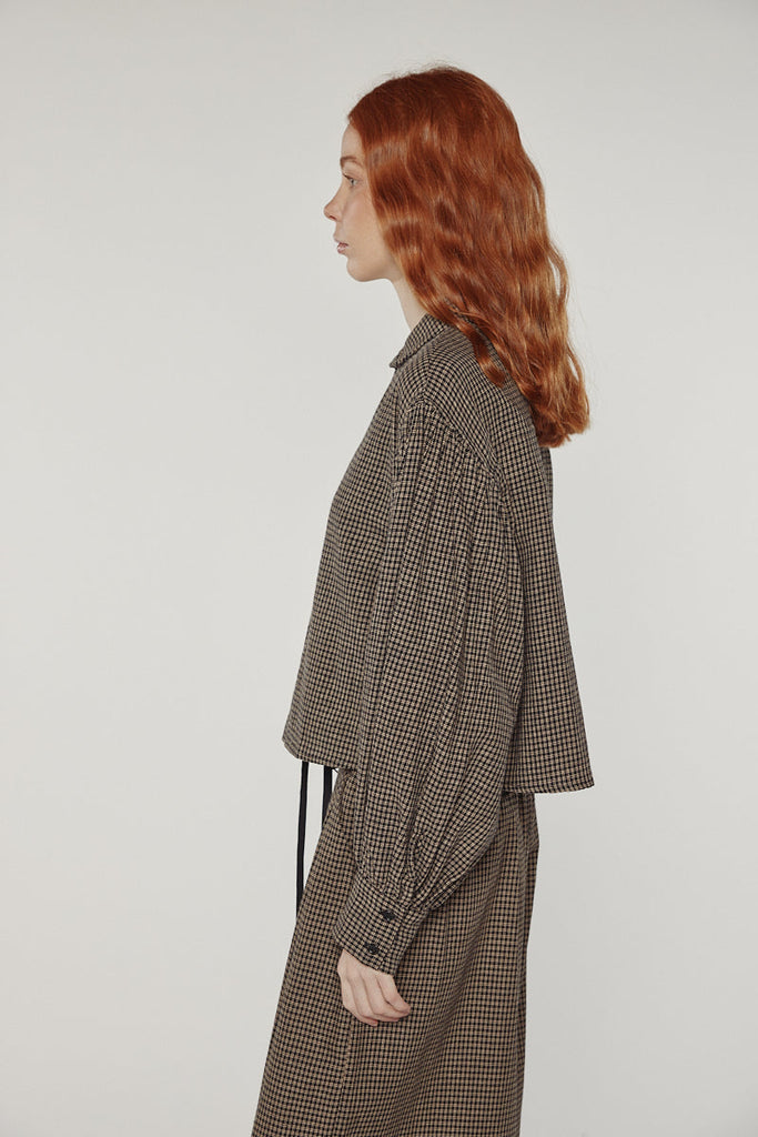 Amente Volume Sleeve Blouse