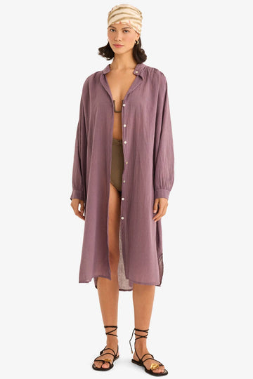 Marché - The Romi Dress Aubergine