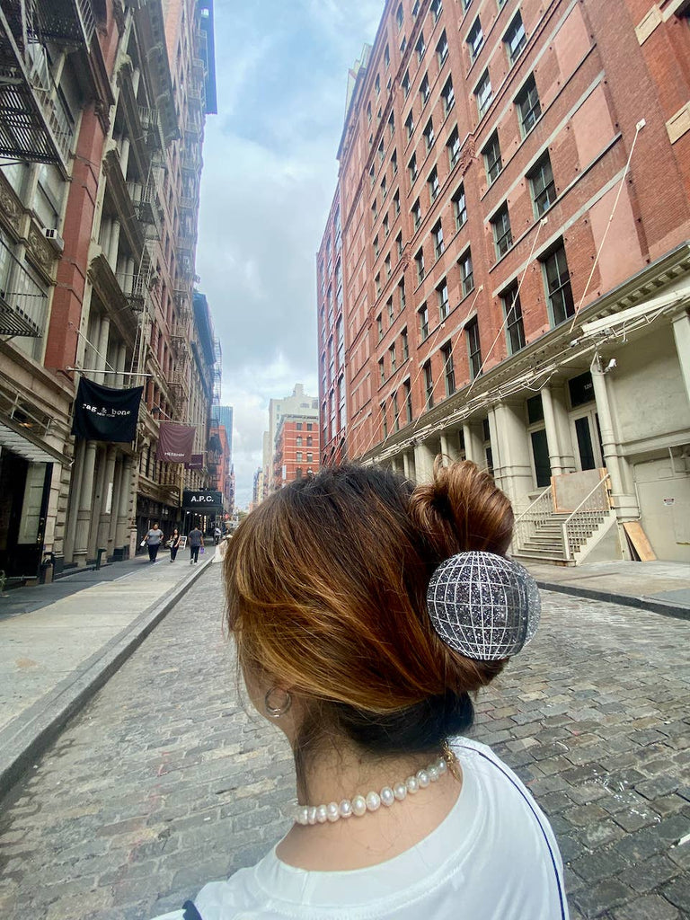 Solar Eclipse - Disco Ball Claw Hair Clip