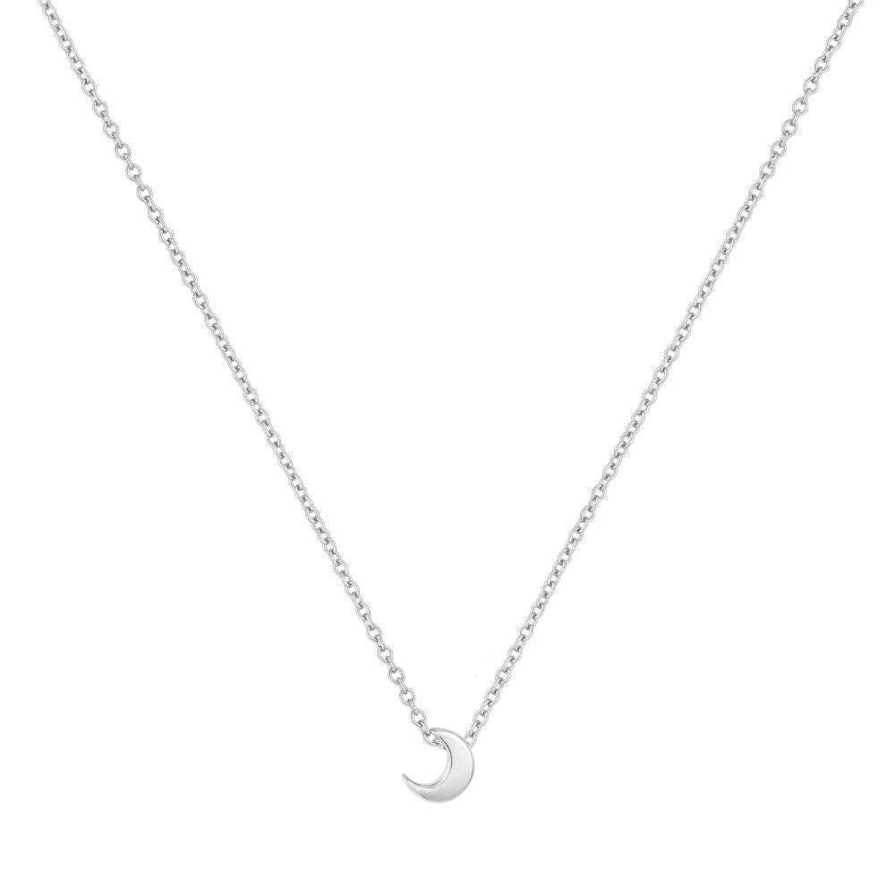 Little Moon Silver Necklace