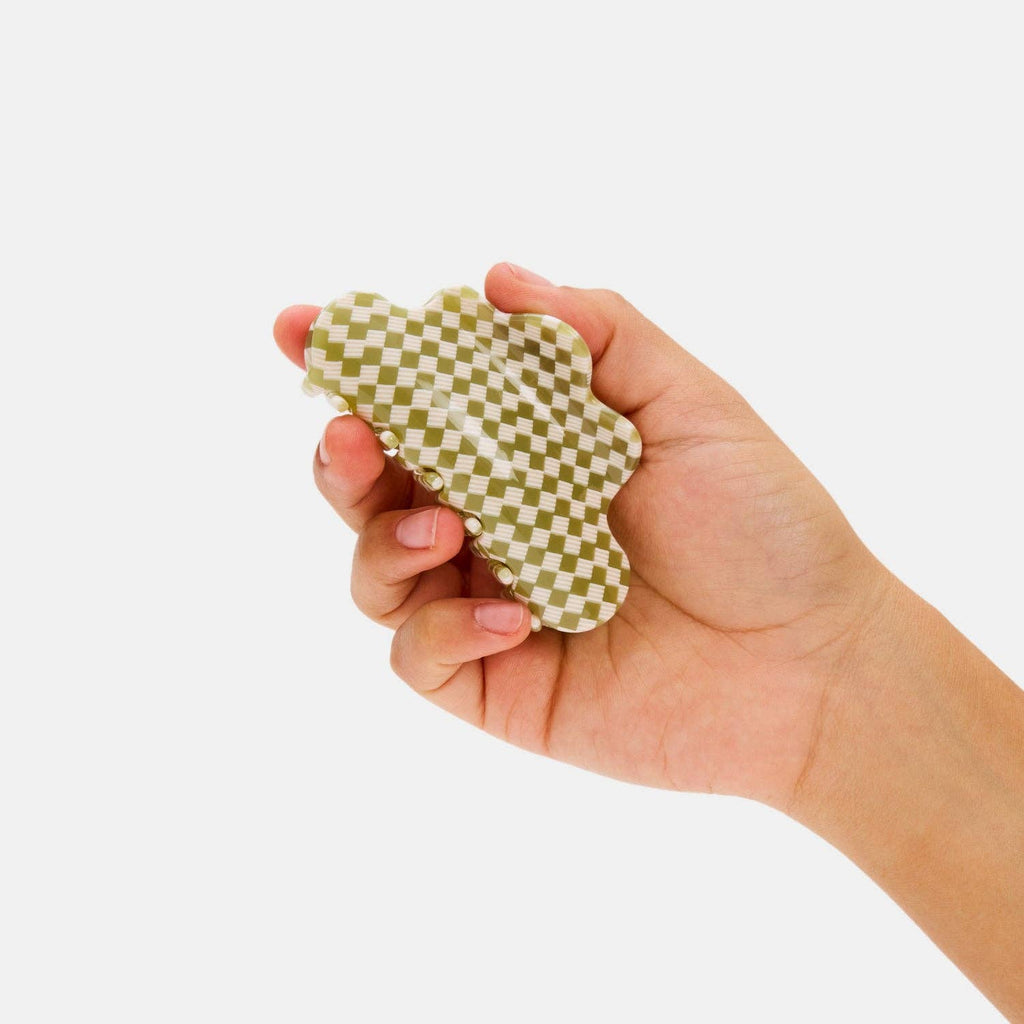 CHUNKS - Baby Nimbus Claw in Olive Check