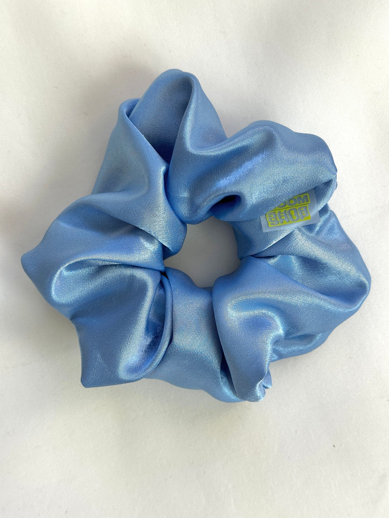 Room Shop Mini Satin Scrunchie - Sky Blue scrunchie