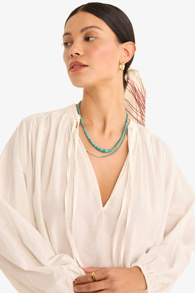 Marché - The Leah Dress in Ecru