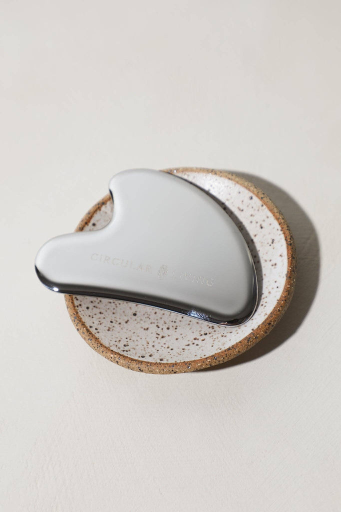 Circular Living - Facial Massage Tool, Heart Shaped Gua Sha