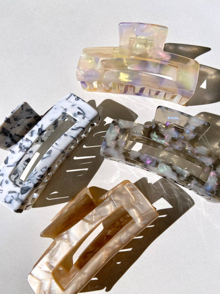 Solar Eclipse Big Marble Hair Claw -  Hair Claw