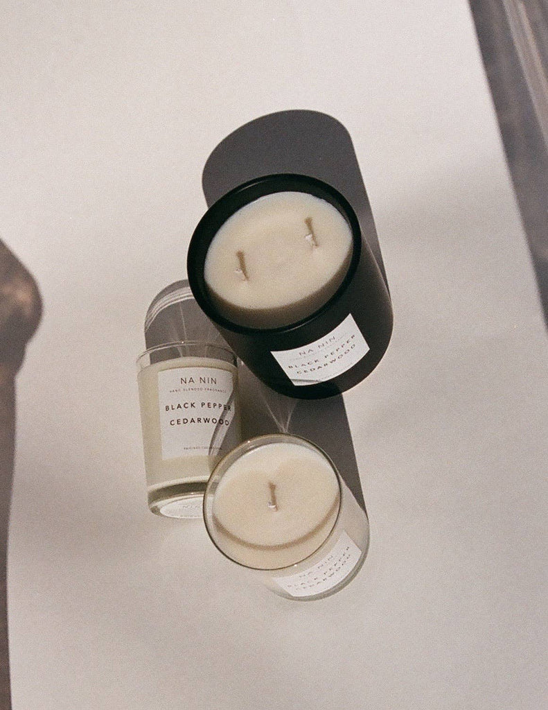 Na Nin - Black Pepper & Cedarwood Candle 5ozz