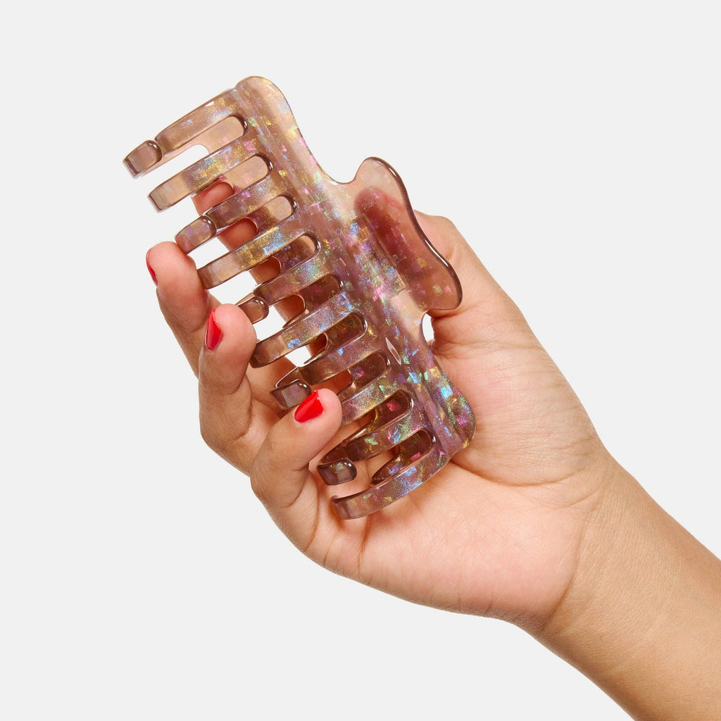 CHUNKS Jojo Claw in Large Hazel Sparkle