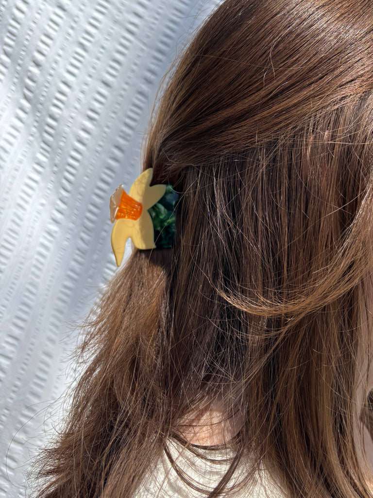 Daffodil Claw Clip