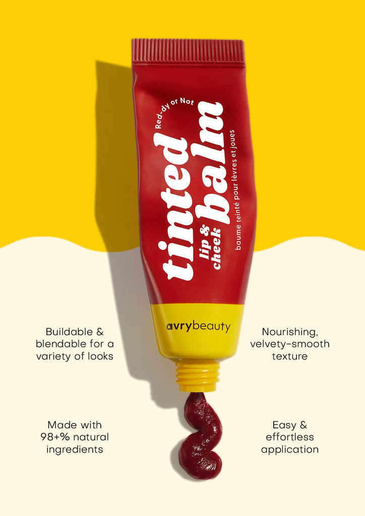 AvryBeauty Lip & Cheek Tinted Balm - Red-dy or Not