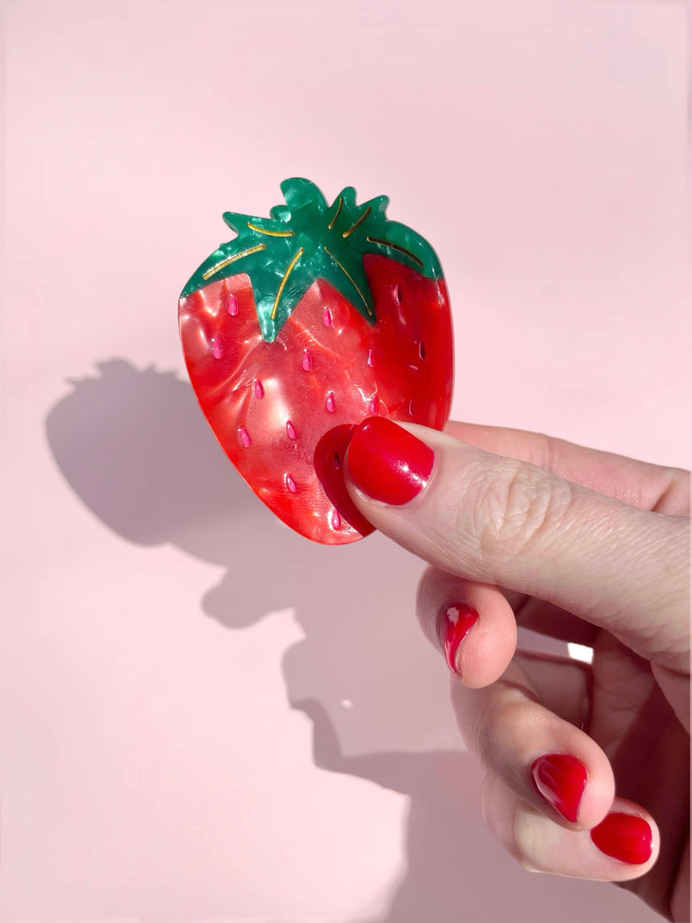 Strawberry Claw Clip