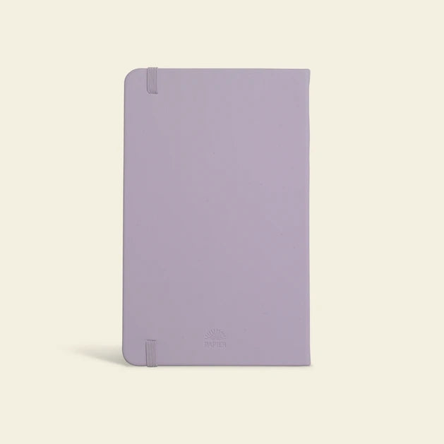 Papier Everyday Notebook Lilac Back
