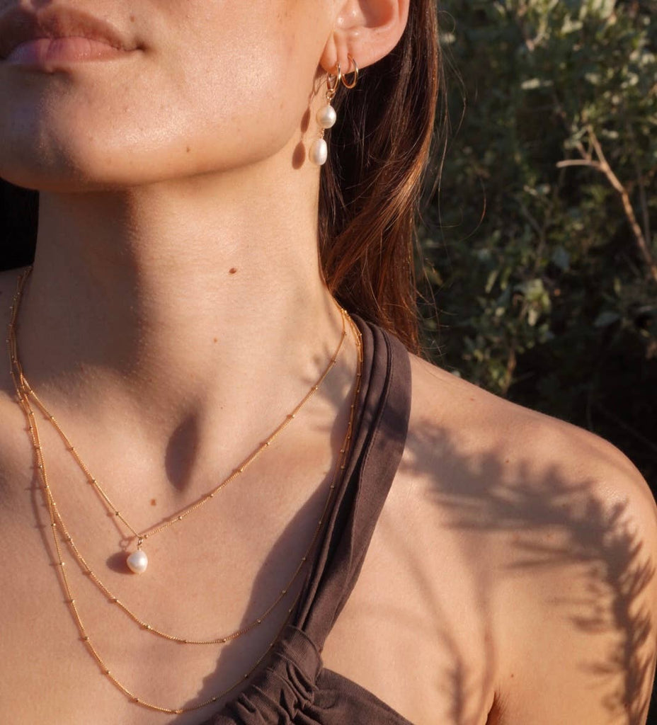 Dotted Pearl Necklace May Martin