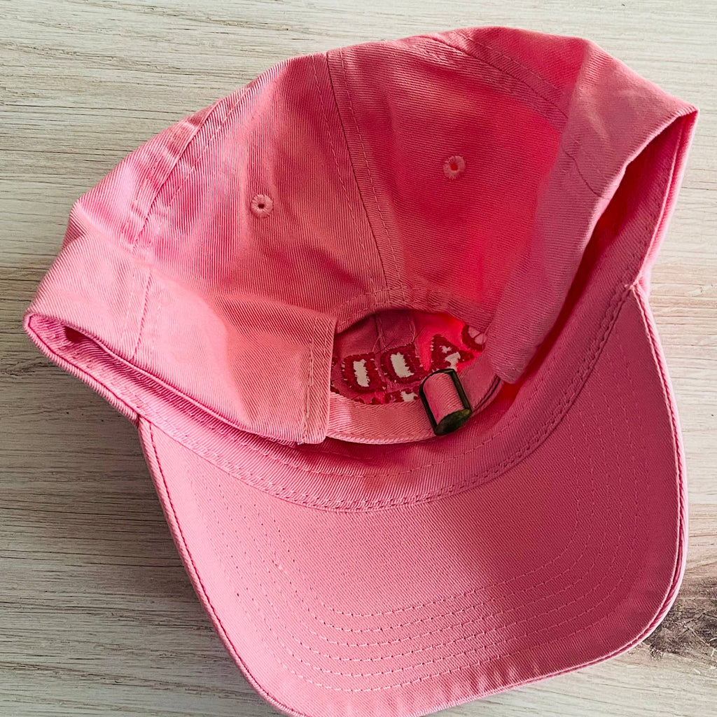 Daddy Is A State Of Mind Pink Baseball Hat