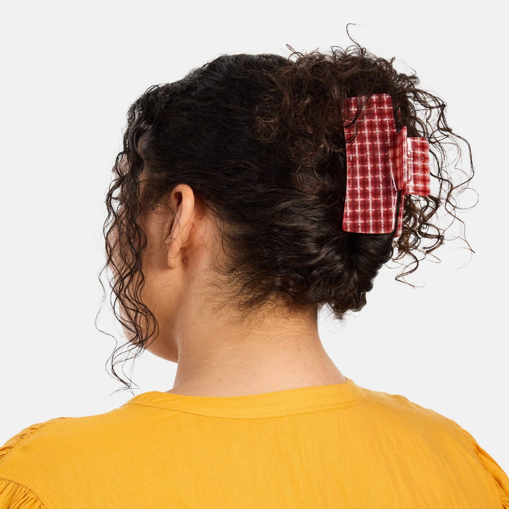 CHUNKS - Box Claw in Red Plaid