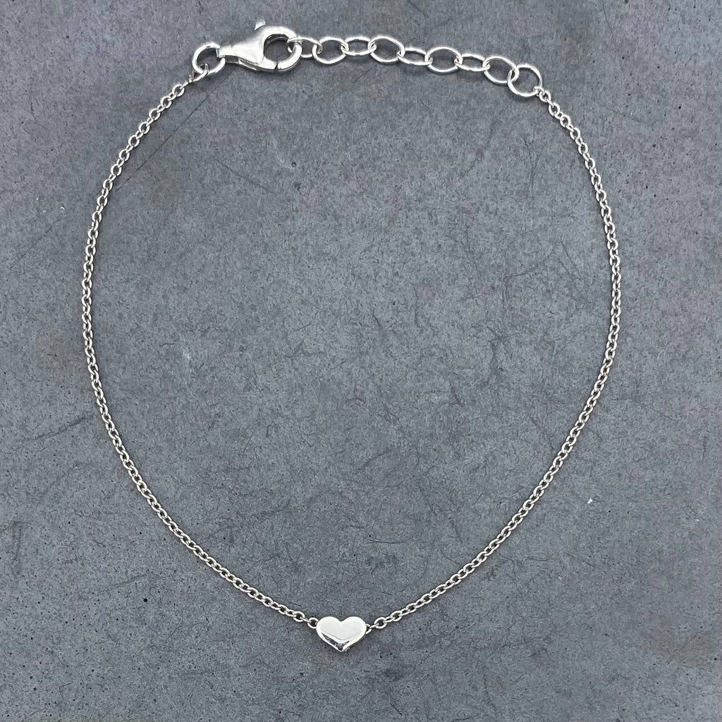 Petite Heart Silver Bracelet