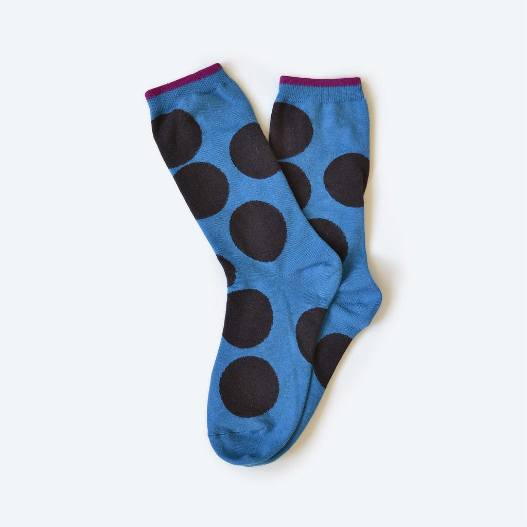 Hooray Sock Co. - Big Dot Blue Sock