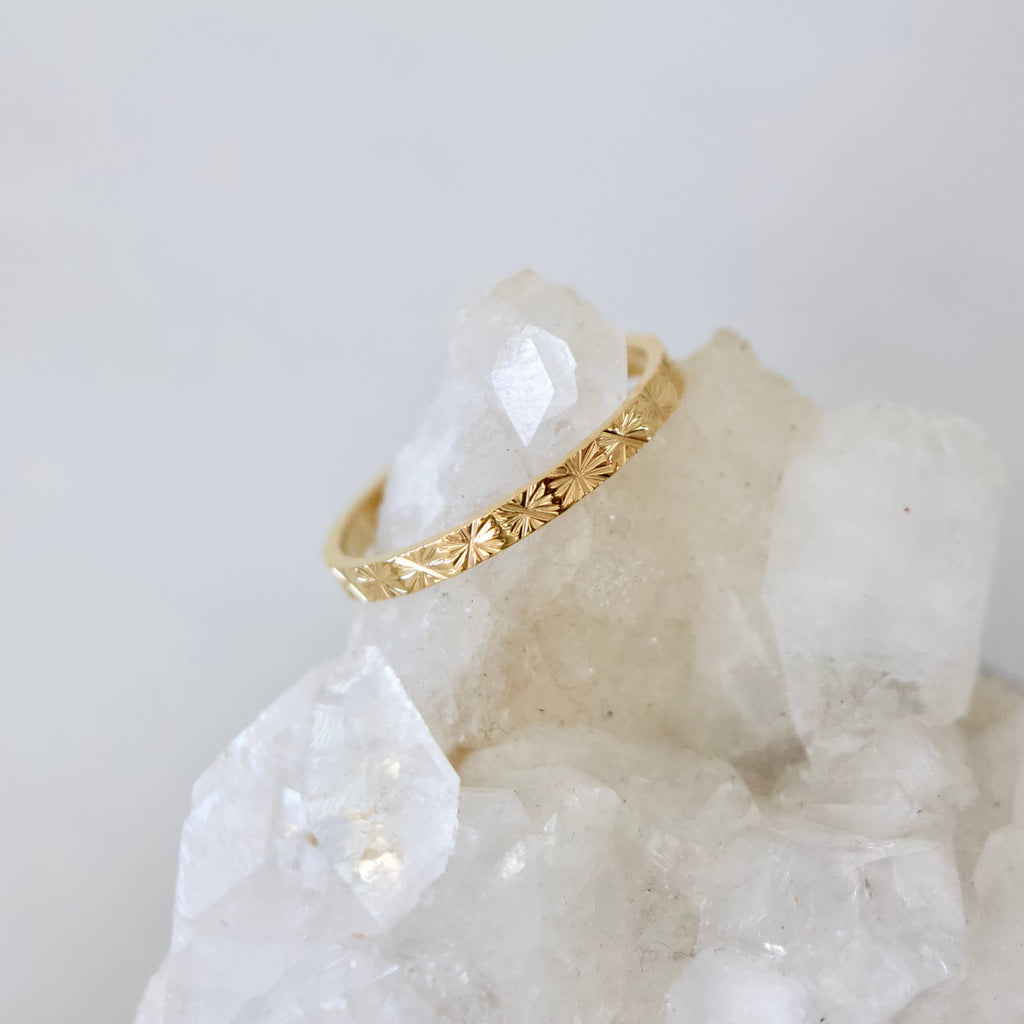 Stamped Star Stack Ring – CONRADO®