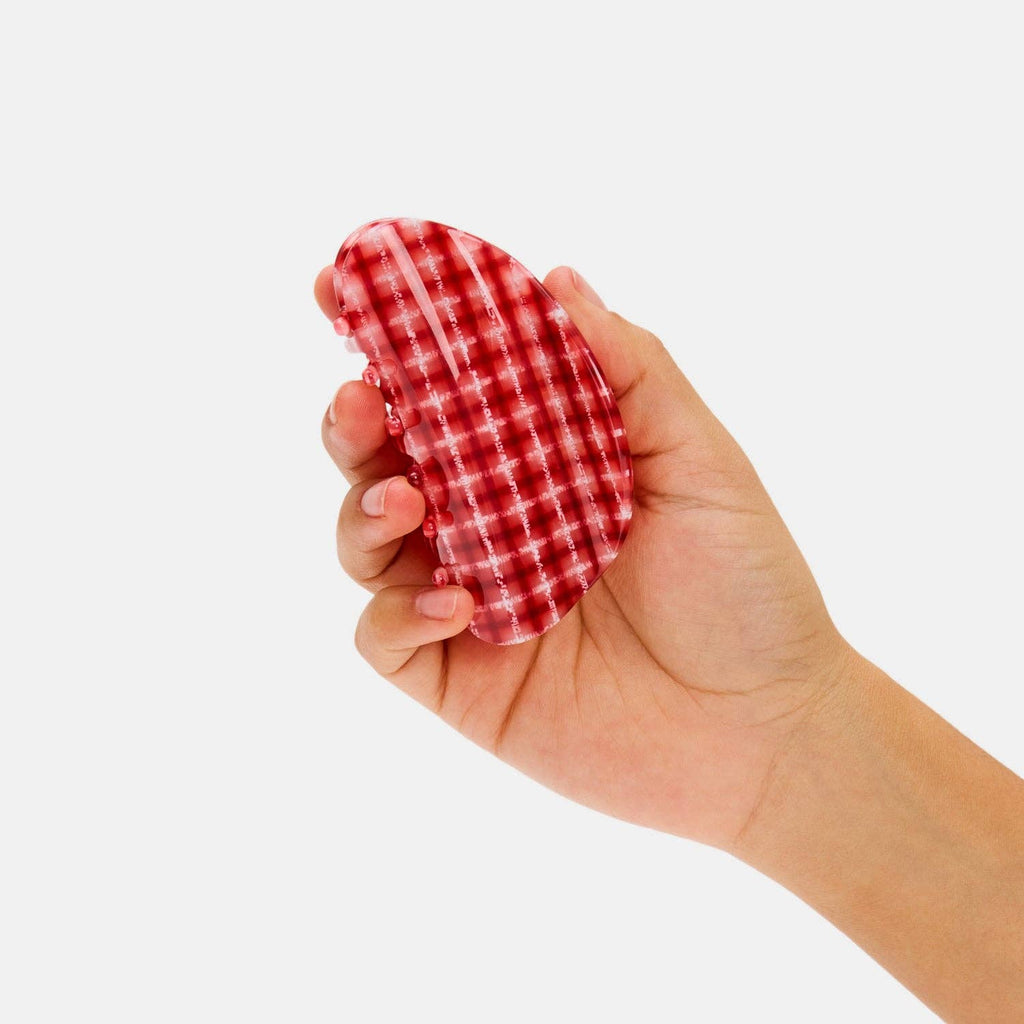 CHUNKS - Suki Claw in Red Plaid