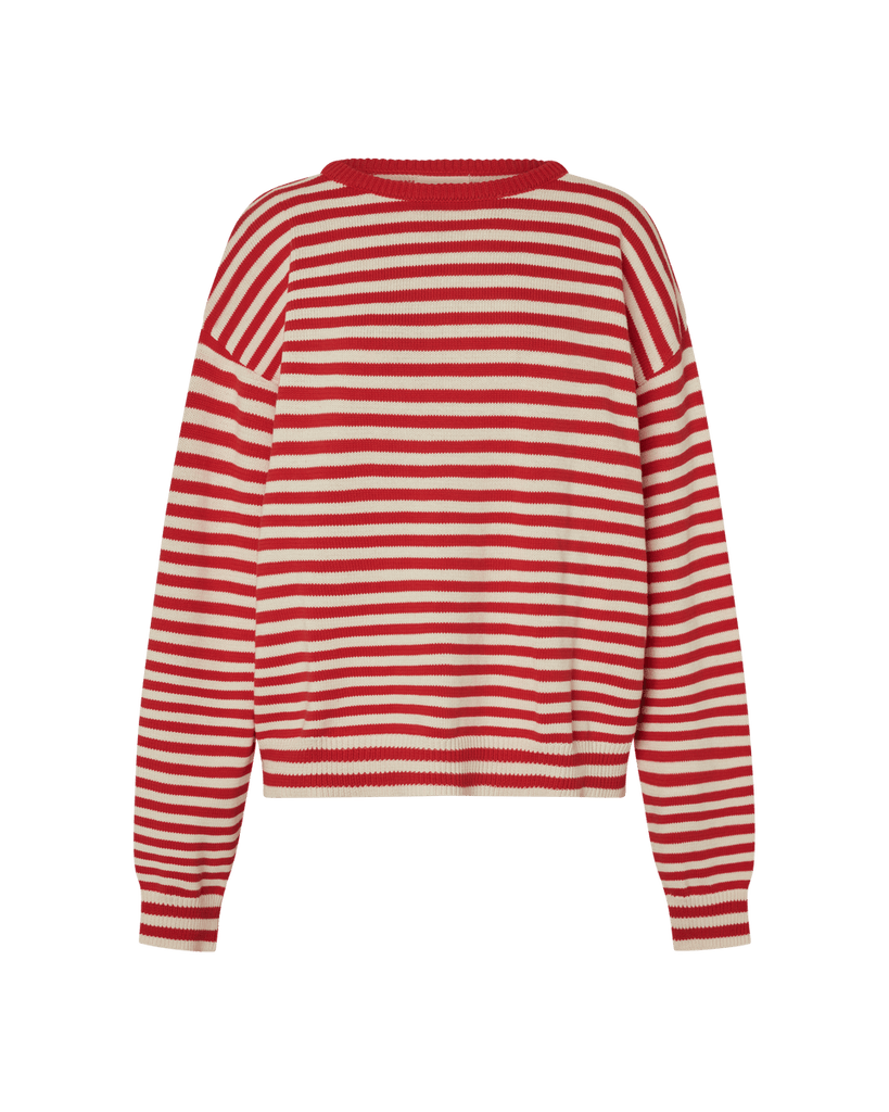 Sønderhaus The "I can't believe it's not vintage" Crewneck - Red Stripe