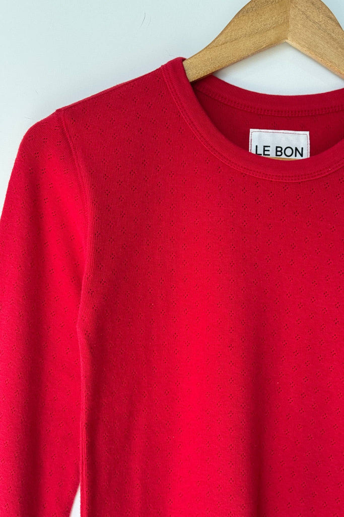 Le Bon Shoppe - Pointelle Fundamental Tee