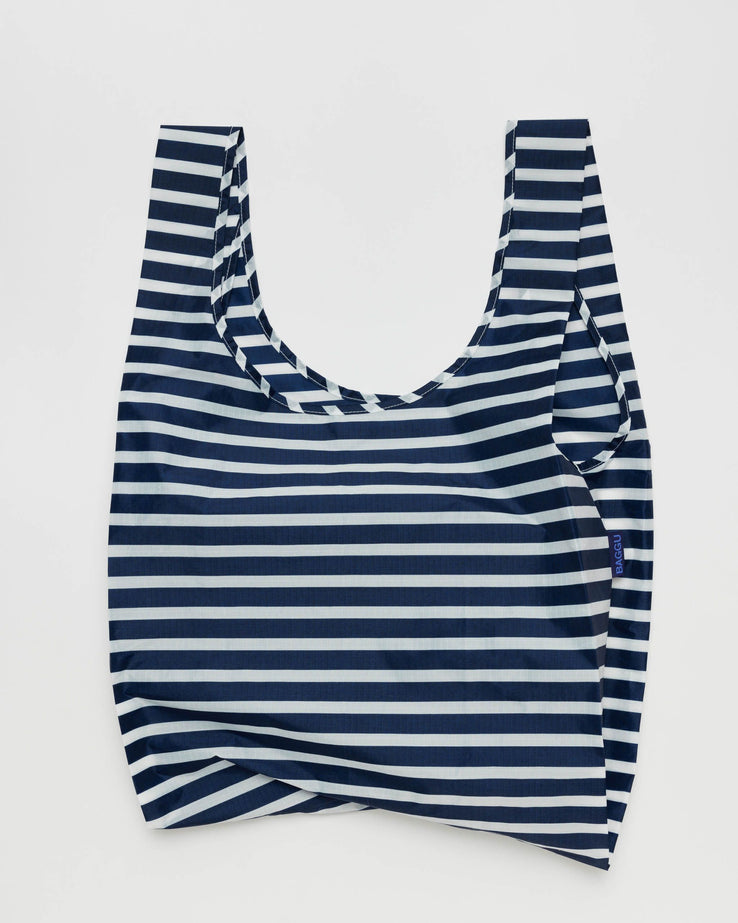 Reusable Standard Baggu Navy Stripe