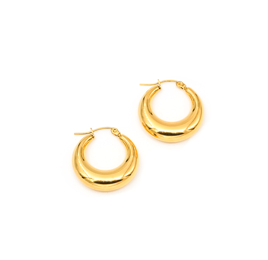 May Martin - Hailey Hoops - Gold Hoops