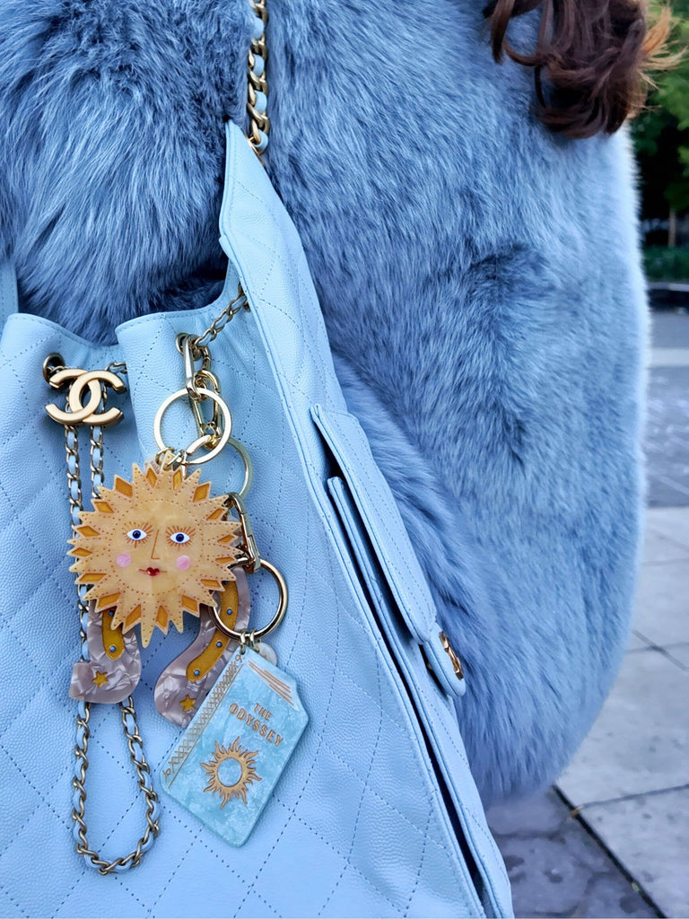 Celestial Sun Bag Charm + Keychain