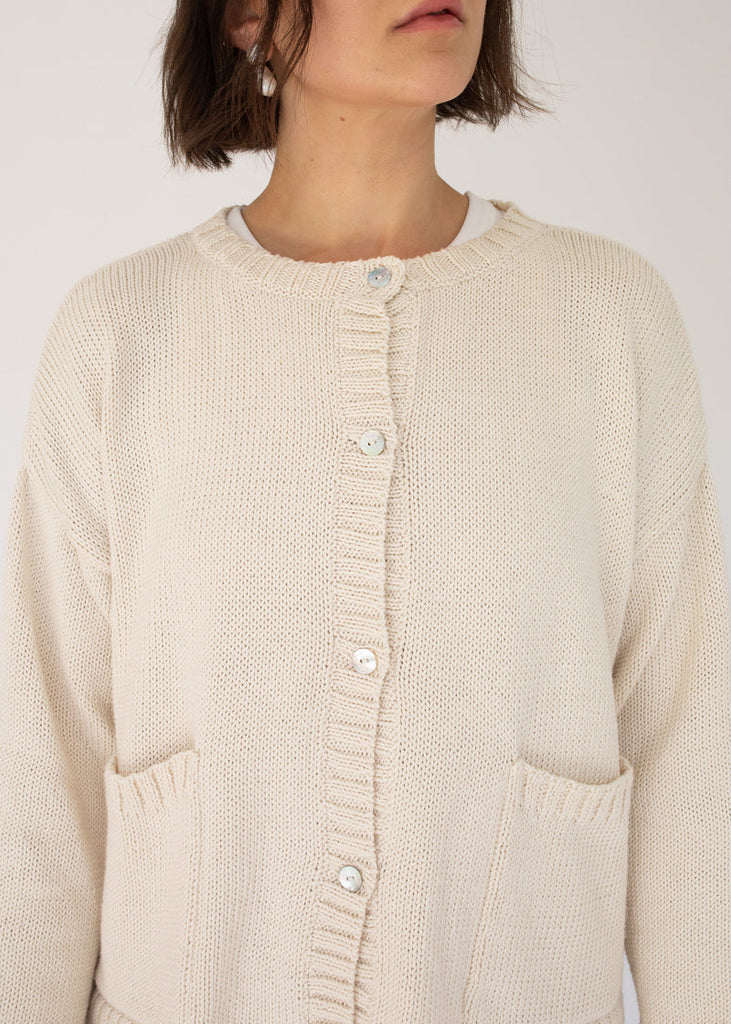 Honest Cotton - Louisa Cardigan - Cream