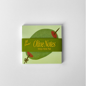 Mel Andrel Olive Sticky Notes