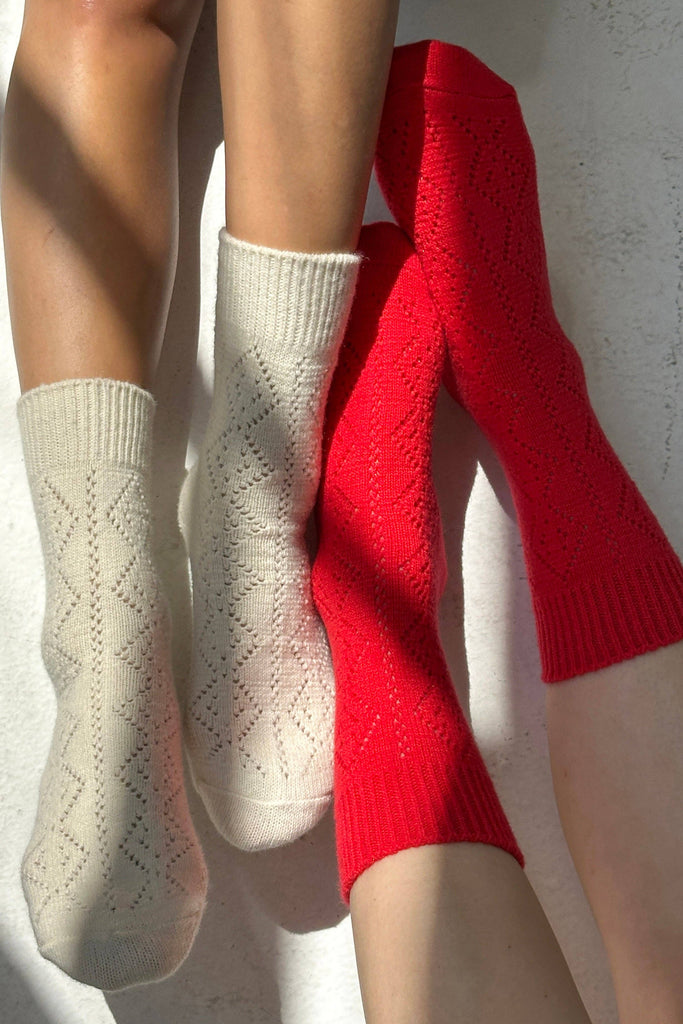 Le Bon Shoppe - Cashmere Pointelle Socks