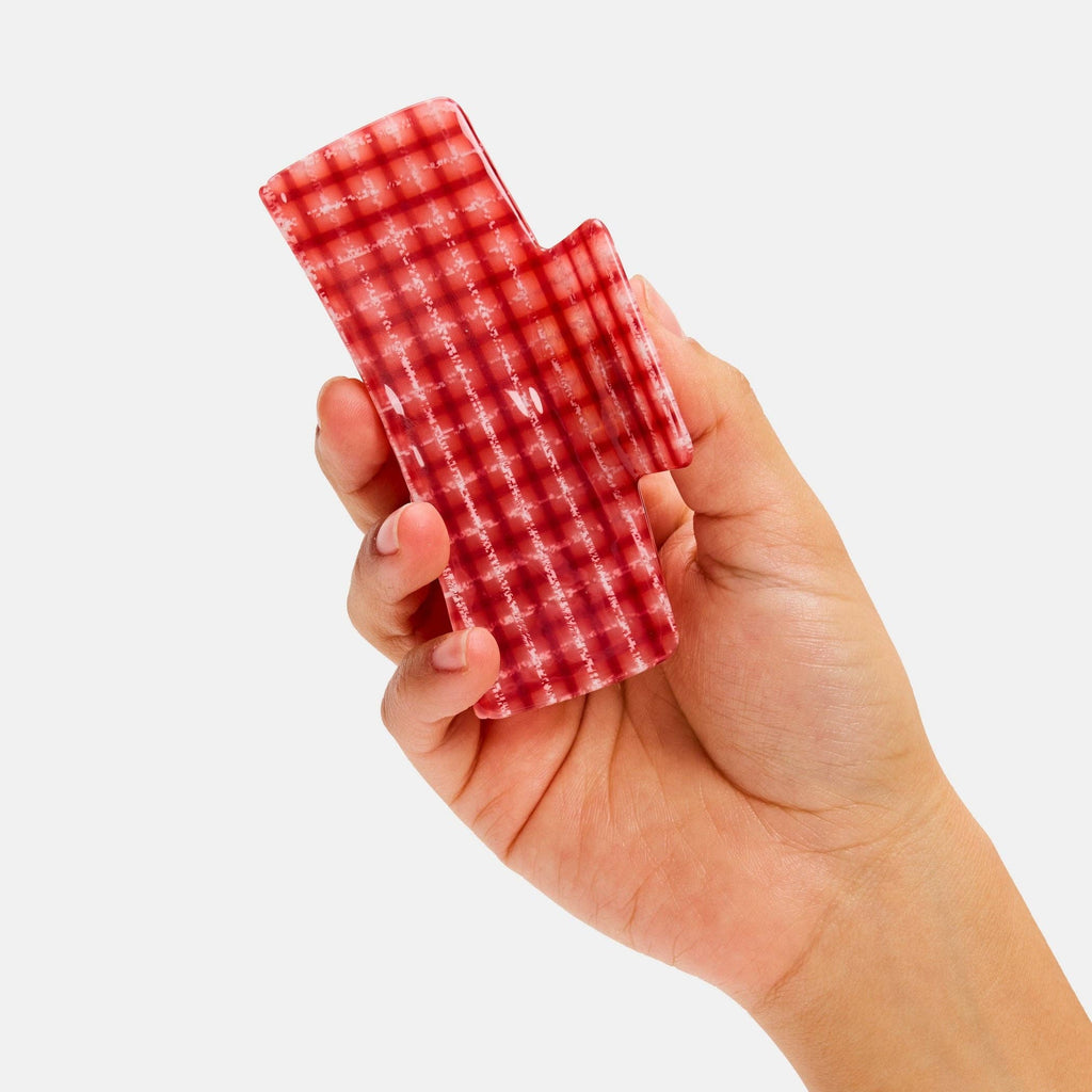 CHUNKS - Box Claw in Red Plaid