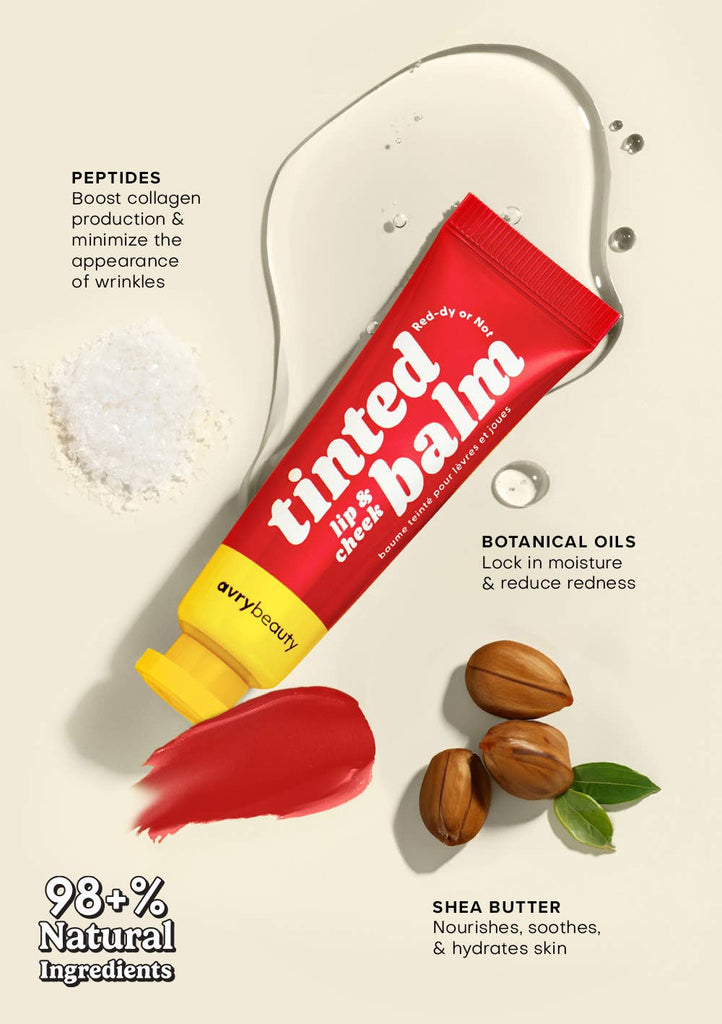 AvryBeauty Lip & Cheek Tinted Balm - Red-dy or Not