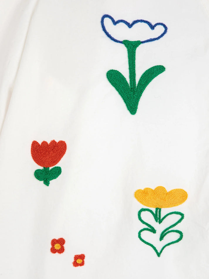 Bobo Choses - Garden Embroidery Tie Blouse - Detail