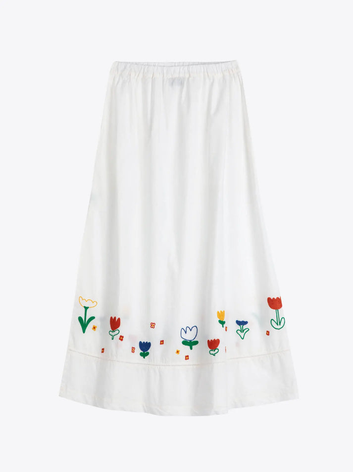 Bobo Choses - Garden Embroidery Poplin Skirt