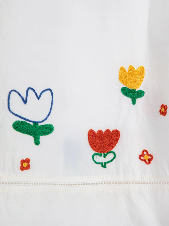 Bobo Choses - Garden Embroidery Poplin Skirt - Detail